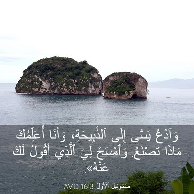 Picture 03 - صَمُوئِيلَ ٱلْأَوَّلُ 16:3 AVD - وَٱدْعُ يَسَّى إِلَى - Bible Verse Picture
