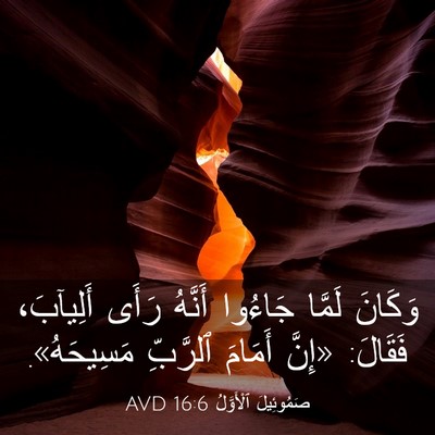 Picture 03 - صَمُوئِيلَ ٱلْأَوَّلُ 16:6 AVD - وَكَانَ لَمَّا جَاءُوا - Bible Verse Picture