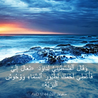 Picture 03 - صَمُوئِيلَ ٱلْأَوَّلُ 17:44 AVD - وَقَالَ ٱلْفِلِسْطِينِيُّ - Bible Verse Picture