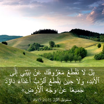 Picture 03 - صَمُوئِيلَ ٱلْأَوَّلُ 20:15 AVD - بَلْ لَا تَقْطَعُ - Bible Verse Picture