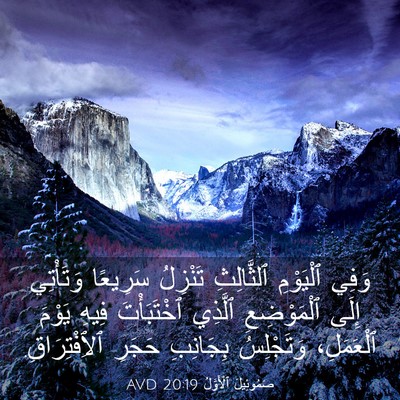 Picture 03 - صَمُوئِيلَ ٱلْأَوَّلُ 20:19 AVD - وَفِي ٱلْيَوْمِ - Bible Verse Picture