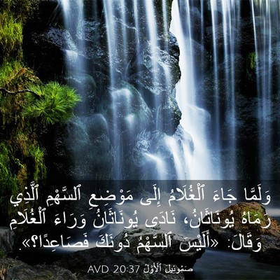 Picture 03 - صَمُوئِيلَ ٱلْأَوَّلُ 20:37 AVD - وَلَمَّا جَاءَ ٱلْغُلَامُ - Bible Verse Picture