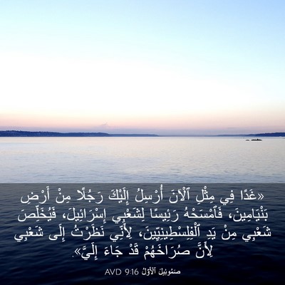 Picture 03 - صَمُوئِيلَ ٱلْأَوَّلُ 9:16 AVD - «غَدًا فِي مِثْلِ ٱلْآنَ - Bible Verse Picture