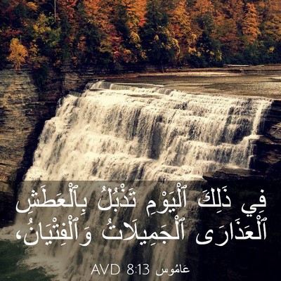 Picture 03 - عَامُوس 8:13 AVD - فِي ذَلِكَ ٱلْيَوْمِ - Bible Verse Picture