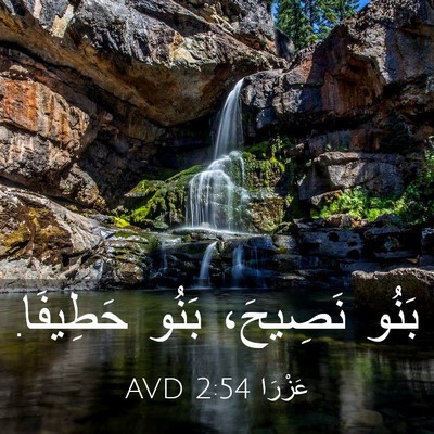 Picture 03 - عَزْرَا 2:54 AVD - بَنُو نَصِيحَ، بَنُو - Bible Verse Picture