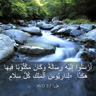 Picture 03 - عَزْرَا 5:7 AVD - أَرْسَلُوا إِلَيْهِ - Bible Verse Picture
