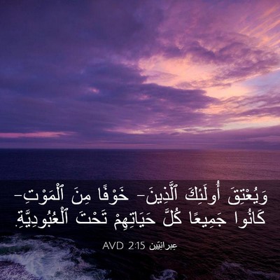 Picture 03 - عِبرانِيّين 2:15 AVD - وَيُعْتِقَ أُولَئِكَ - Bible Verse Picture