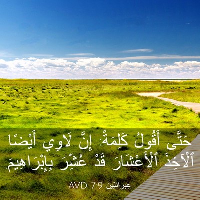 Picture 03 - عِبرانِيّين 7:9 AVD - حَتَّى أَقُولُ كَلِمَةً: - Bible Verse Picture