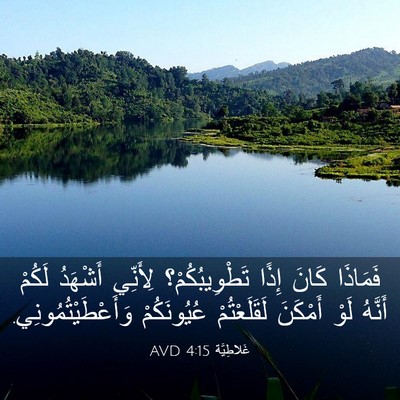 Picture 03 - غَلاطِيَّة 4:15 AVD - فَمَاذَا كَانَ إِذًا - Bible Verse Picture