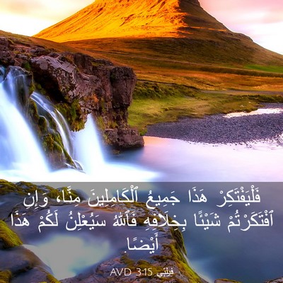 Picture 03 - فِيلِبِّي 3:15 AVD - فَلْيَفْتَكِرْ هَذَا - Bible Verse Picture