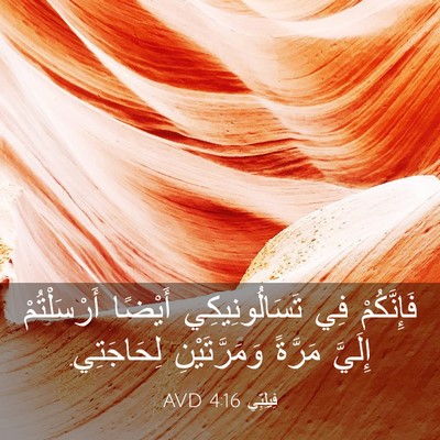 Picture 03 - فِيلِبِّي 4:16 AVD - فَإِنَّكُمْ فِي - Bible Verse Picture