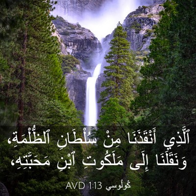 Picture 03 - كُولُوسِي 1:13 AVD - ٱلَّذِي أَنْقَذَنَا مِنْ - Bible Verse Picture