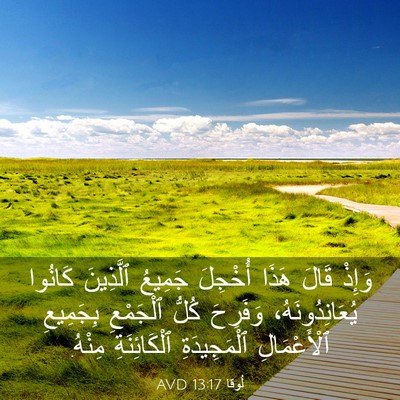 Picture 03 - لُوقا 13:17 AVD - وَإِذْ قَالَ هَذَا - Bible Verse Picture