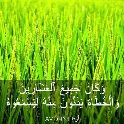 Picture 03 - لُوقا 15:1 AVD - وَكَانَ جَمِيعُ - Bible Verse Picture