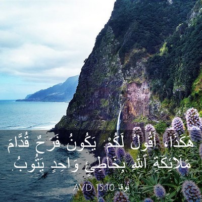 Picture 03 - لُوقا 15:10 AVD - هَكَذَا، أَقُولُ لَكُمْ: - Bible Verse Picture