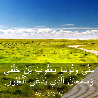 Picture 03 - لُوقا 6:15 AVD - مَتَّى وَتُومَا. يَعْقُوبَ - Bible Verse Picture