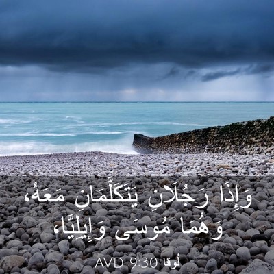 Picture 03 - لُوقا 9:30 AVD - وَإِذَا رَجُلَانِ - Bible Verse Picture