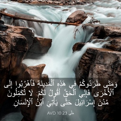 Picture 03 - مَتَّى 10:23 AVD - وَمَتَى طَرَدُوكُمْ فِي - Bible Verse Picture