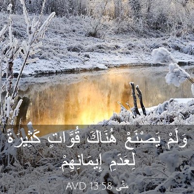 Picture 03 - مَتَّى 13:58 AVD - وَلَمْ يَصْنَعْ هُنَاكَ - Bible Verse Picture