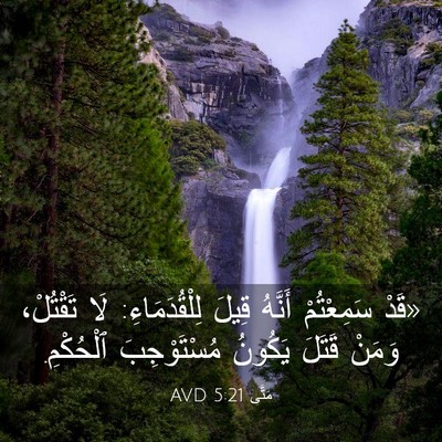 Picture 03 - مَتَّى 5:21 AVD - «قَدْ سَمِعْتُمْ أَنَّهُ - Bible Verse Picture