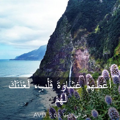 Picture 03 - مَرَاثِي إِرْمِيَا 3:65 AVD - أَعْطِهِمْ غِشَاوَةَ - Bible Verse Picture