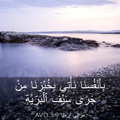 Picture 03 - مَرَاثِي إِرْمِيَا 5:9 AVD - بِأَنْفُسِنَا نَأْتِي - Bible Verse Picture