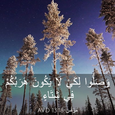 Picture 03 - مَرْقُس 13:18 AVD - وَصَلُّوا لِكَيْ لَا - Bible Verse Picture