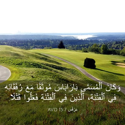 Picture 03 - مَرْقُس 15:7 AVD - وَكَانَ ٱلْمُسَمَّى - Bible Verse Picture