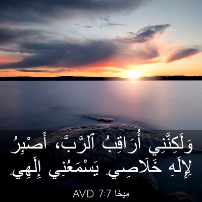 Picture 03 - مِيخَا 7:7 AVD - وَلَكِنَّنِي أُرَاقِبُ - Bible Verse Picture