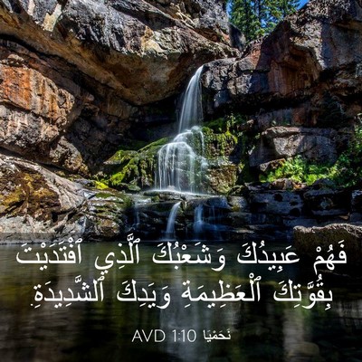 Picture 03 - نَحَمْيَا 1:10 AVD - فَهُمْ عَبِيدُكَ - Bible Verse Picture