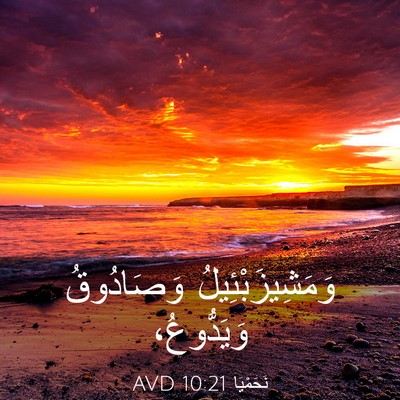 Picture 03 - نَحَمْيَا 10:21 AVD - وَمَشِيزَبْئِيلُ - Bible Verse Picture
