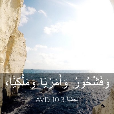 Picture 03 - نَحَمْيَا 10:3 AVD - وَفَشْحُورُ وَأَمَرْيَا - Bible Verse Picture