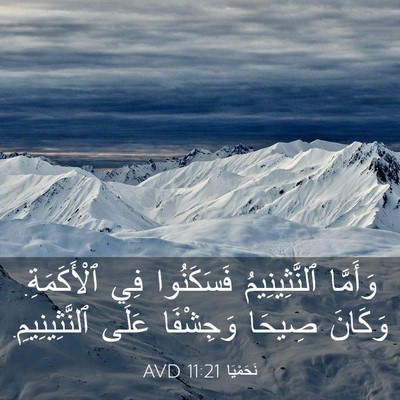 Picture 03 - نَحَمْيَا 11:21 AVD - وَأَمَّا ٱلنَّثِينِيمُ - Bible Verse Picture