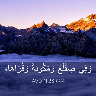 Picture 03 - نَحَمْيَا 11:28 AVD - وَفِي صِقْلَغَ - Bible Verse Picture