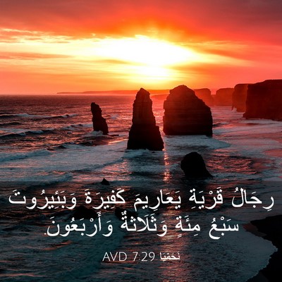 Picture 03 - نَحَمْيَا 7:29 AVD - رِجَالُ قَرْيَةِ - Bible Verse Picture