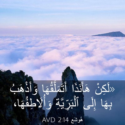 Picture 03 - هُوشَع 2:14 AVD - «لَكِنْ هَأَنَذَا - Bible Verse Picture