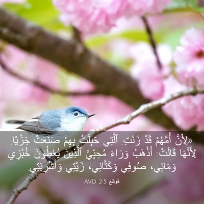 Picture 03 - هُوشَع 2:5 AVD - «لِأَنَّ أُمَّهُمْ قَدْ - Bible Verse Picture