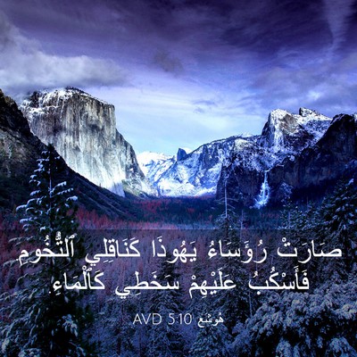 Picture 03 - هُوشَع 5:10 AVD - صَارَتْ رُؤَسَاءُ - Bible Verse Picture