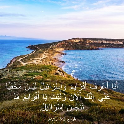 Picture 03 - هُوشَع 5:3 AVD - أَنَا أَعْرِفُ - Bible Verse Picture