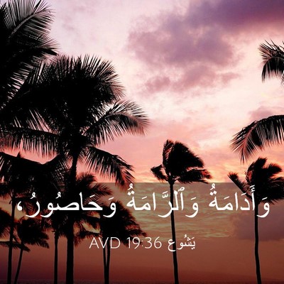 Picture 03 - يَشُوع 19:36 AVD - وَأَدَامَةُ وَٱلرَّامَةُ - Bible Verse Picture