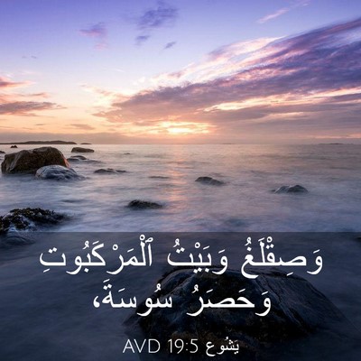 Picture 03 - يَشُوع 19:5 AVD - وَصِقْلَغُ وَبَيْتُ - Bible Verse Picture