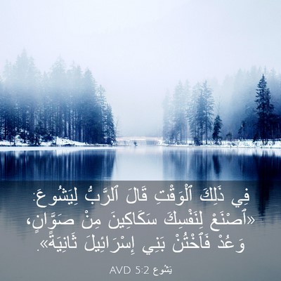 Picture 03 - يَشُوع 5:2 AVD - فِي ذَلِكَ ٱلْوَقْتِ قَالَ - Bible Verse Picture
