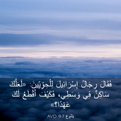 Picture 03 - يَشُوع 9:7 AVD - فَقَالَ رِجَالُ - Bible Verse Picture