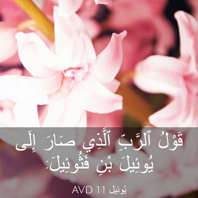 Picture 03 - يُوئِيل 1:1 AVD - قَوْلُ ٱلرَّبِّ ٱلَّذِي - Bible Verse Picture