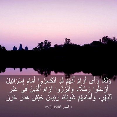 Picture 03 - ١ أخبار 19:16 AVD - وَلَمَّا رَأَى أَرَامُ - Bible Verse Picture