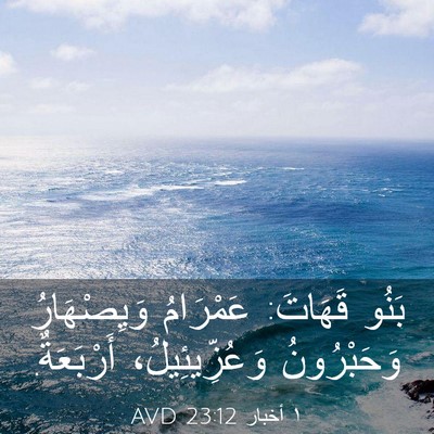 Picture 03 - ١ أخبار 23:12 AVD - بَنُو قَهَاتَ: عَمْرَامُ - Bible Verse Picture