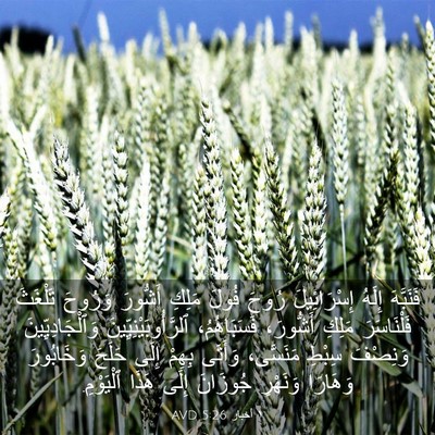 Picture 03 - ١ أخبار 5:26 AVD - فَنَبَّهَ إِلَهُ - Bible Verse Picture