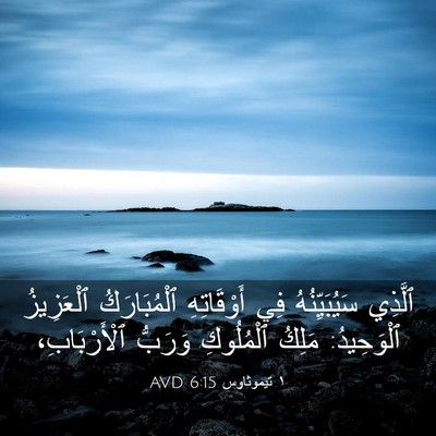 Picture 03 - ١ تيموثاوس 6:15 AVD - ٱلَّذِي سَيُبَيِّنُهُ فِي - Bible Verse Picture