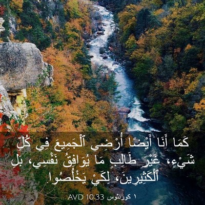 Picture 03 - ١ كورنثوس 10:33 AVD - كَمَا أَنَا أَيْضًا - Bible Verse Picture