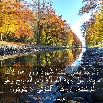 Picture 03 - ١ كورنثوس 15:15 AVD - وَنُوجَدُ نَحْنُ أَيْضًا - Bible Verse Picture